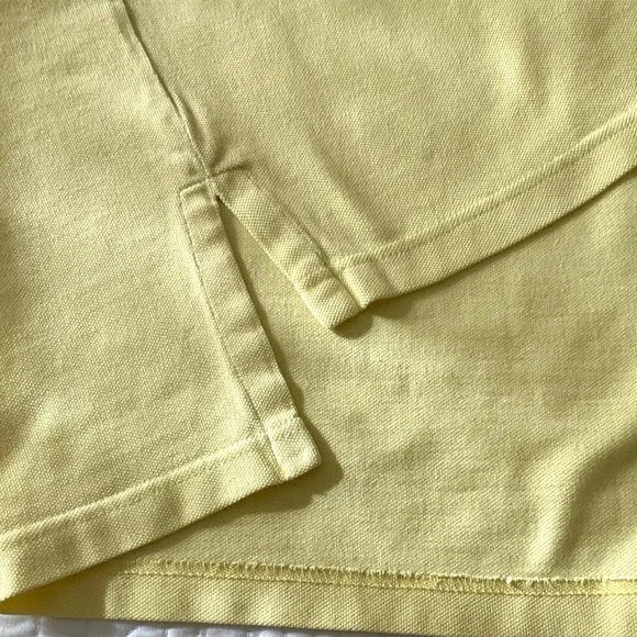 POLO by Ralph Lauren Preppy Men’s 2 Button Short Sleeve Yellow Polo Shirt XL. - Picture 5 of 8